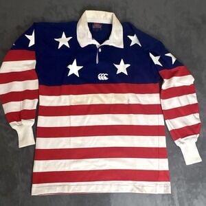 1993 Canterbury of New Zealand USA Rugby Jersey Stars & Stripes XL